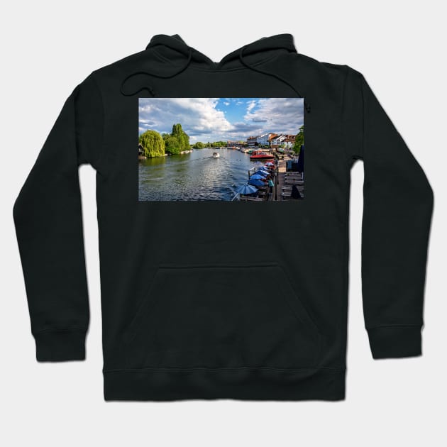 View Upriver From Henley Bridge Hoodie by IanWL